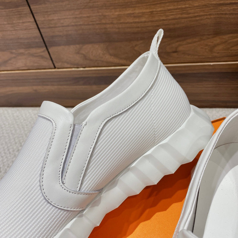 Hermès Tan Slingback Heels - Lifestyle Styling Shot