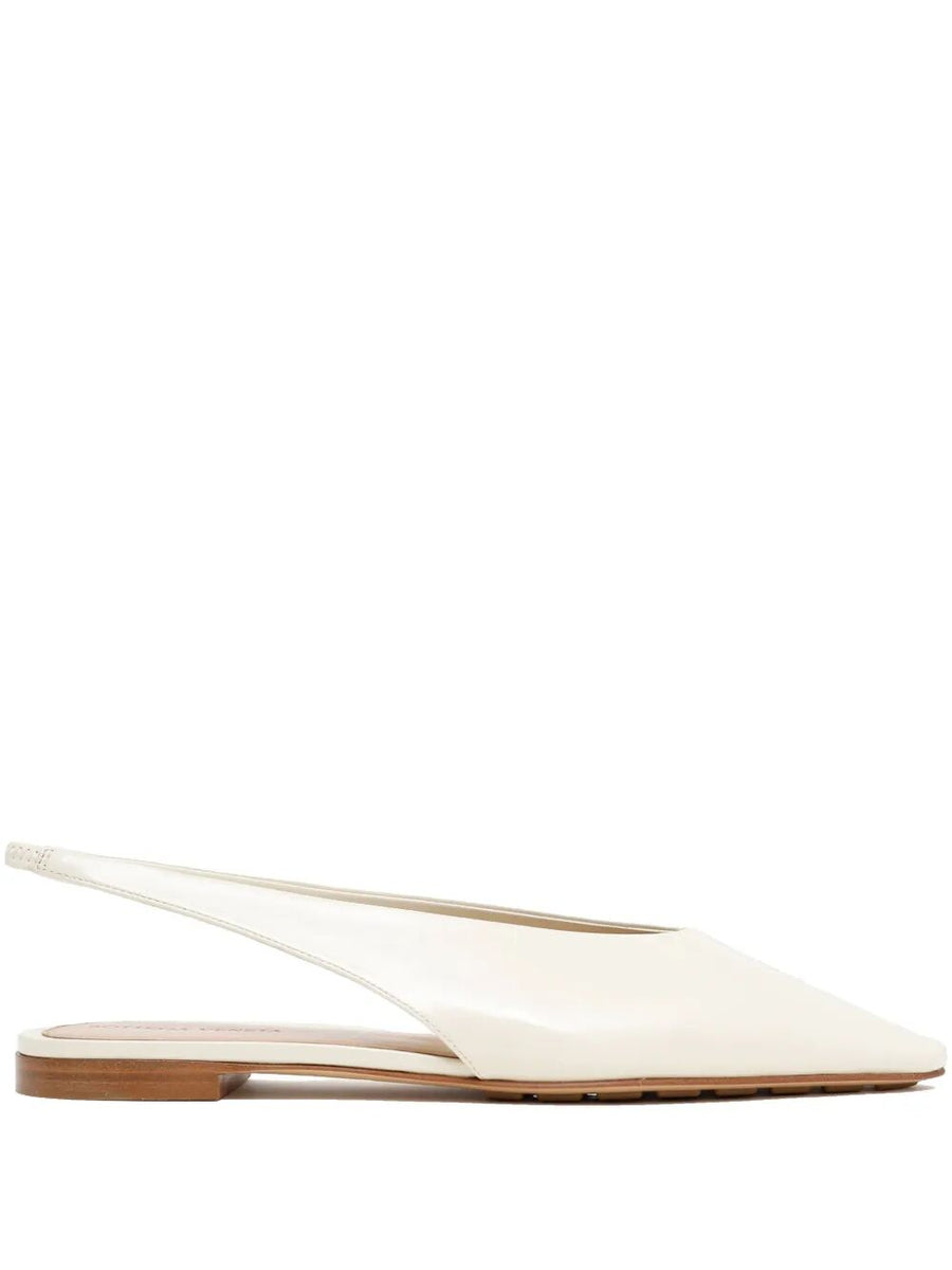 Bottega Veneta flats luxury designer piece front view