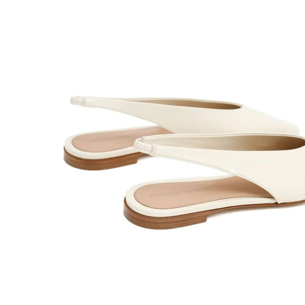 Bottega Veneta premium flats detail and craftsmanship close-up