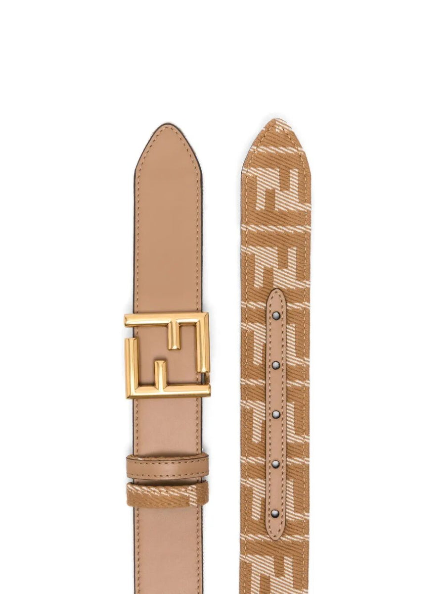Fendi premium belts detail and craftsmanship close-up