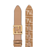 Fendi premium belts detail and craftsmanship close-up