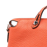 Close-up of Fendi shoulder bags hardware and fine stitching