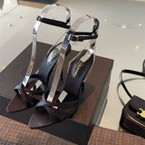 Saint Laurent luxury shoes detail shot