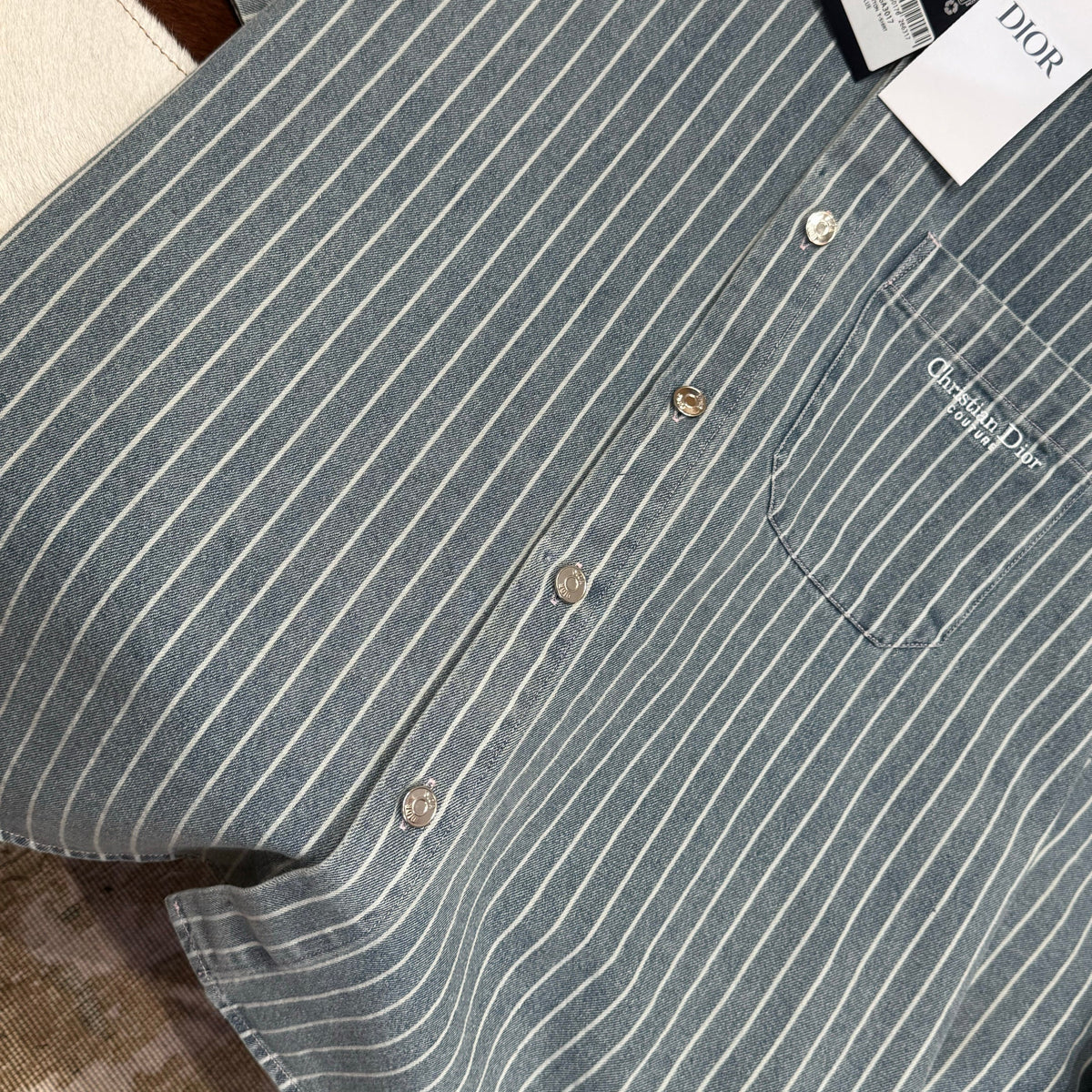 Dior Tops- Dior Denim Shirt Premium Designer Casual Top