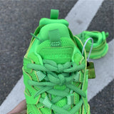 Balenciaga Red Low-Top Sneakers - Angled View