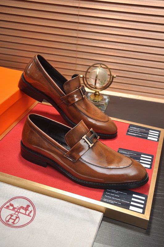 Hermes shoes Style 064 - back heel detail