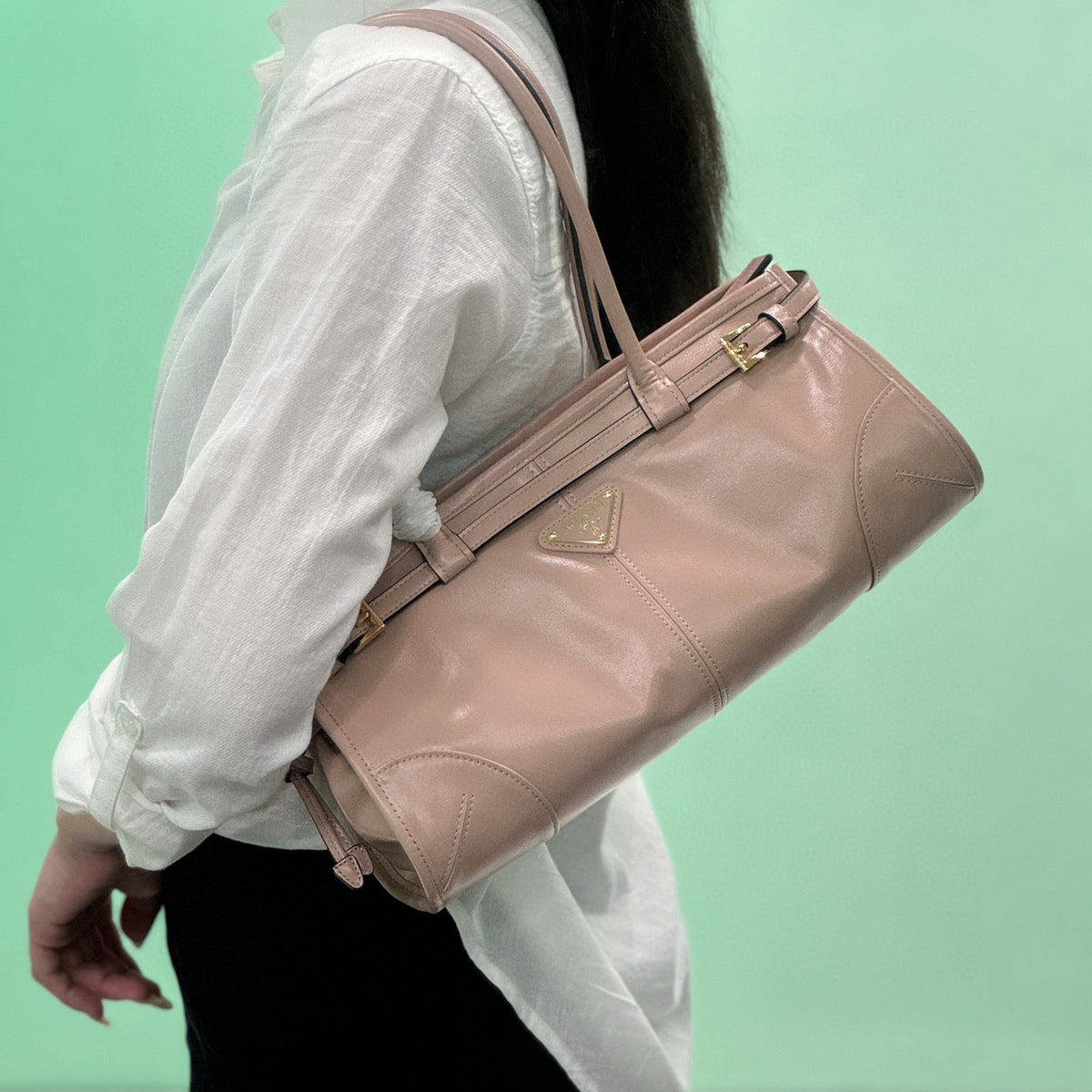 Bags- Pd Medium Leather Handbag Luxury Designer Leather Handbag