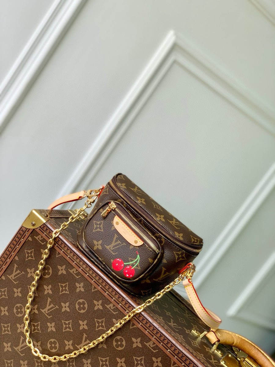 Louis Vuitton Bags- Louis Vuitton Lou x Murakami Mini Bumbag Luxury Designer Leather Handbag