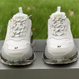 Balenciaga shoes Style 387 - close-up of premium leather craftsmanship