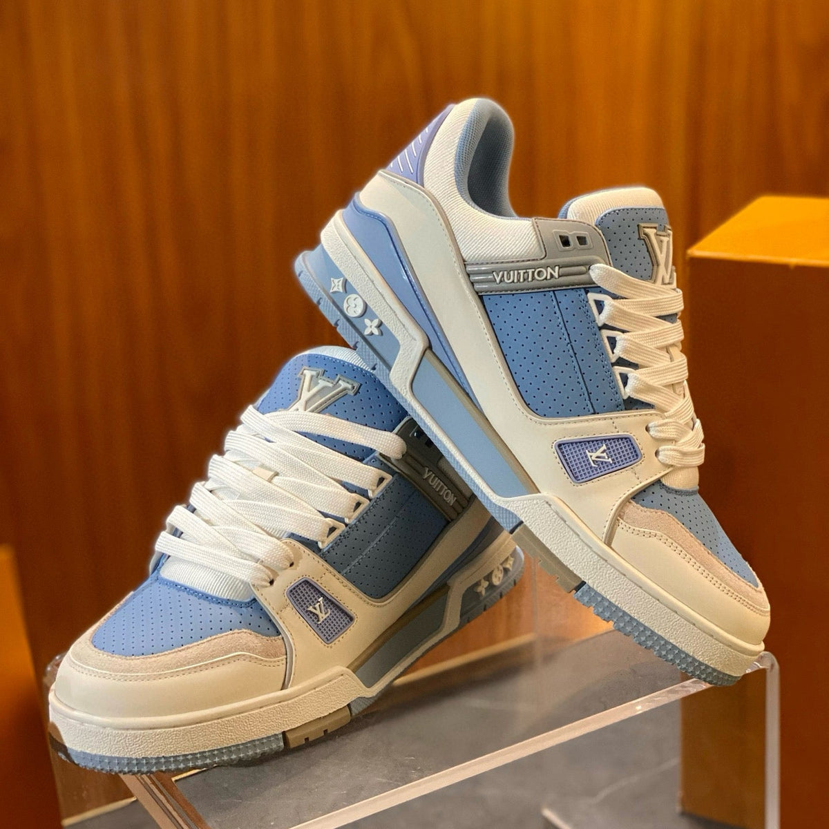 Velouxe Shoes?  Velouxe Lou Trainers Luxury Lifestyle Designer Footwear