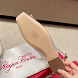 Roger Vivier luxury shoes detail shot