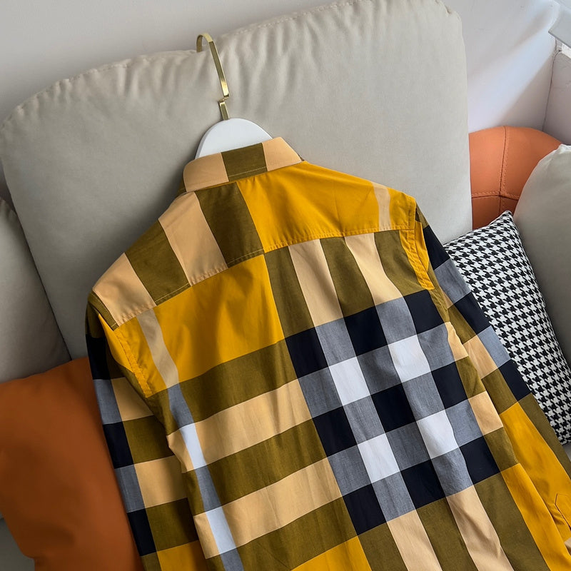 Close-up of Burberry designer clothing craftsmanship
