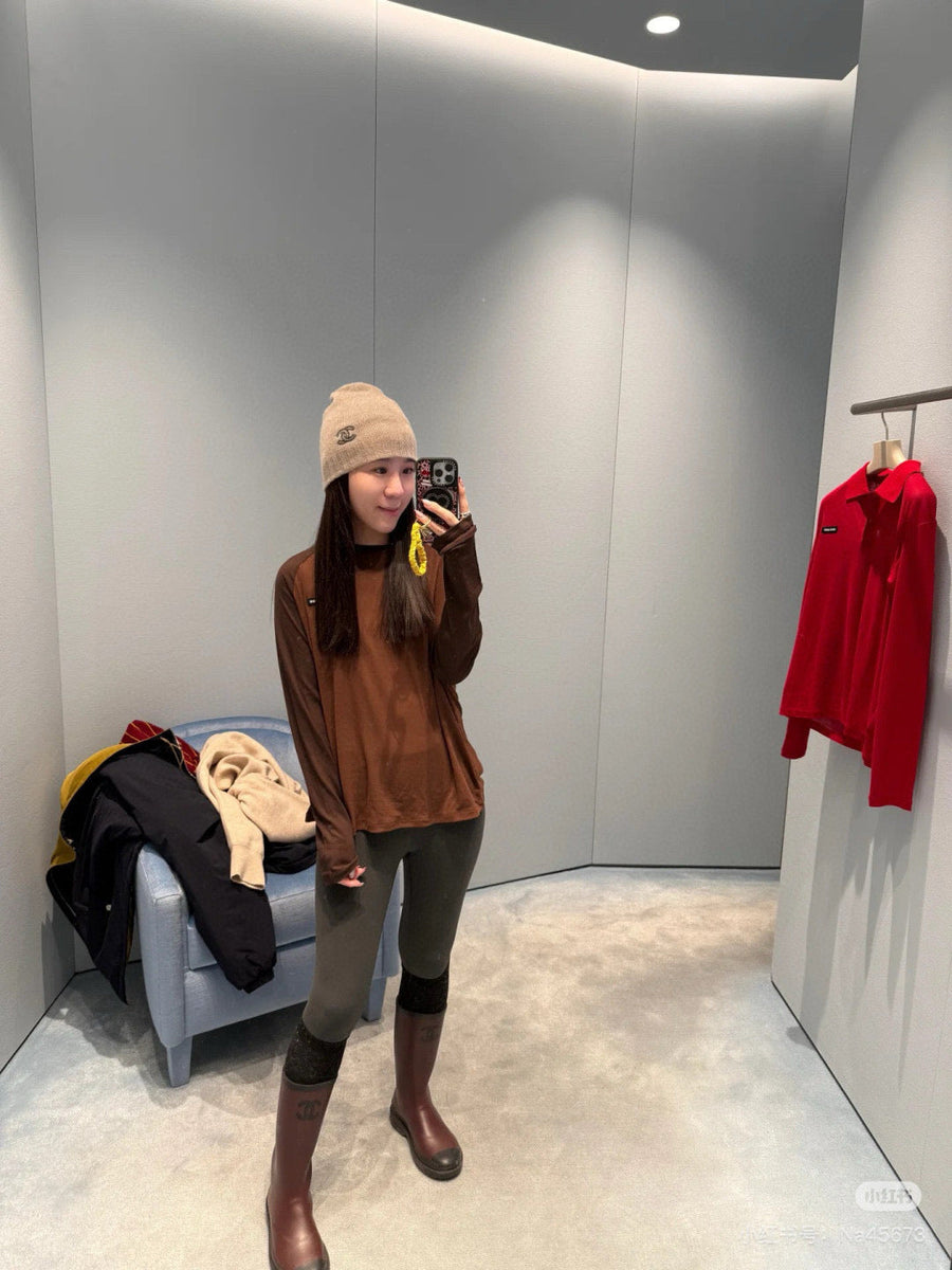 Tops- Miu M Top Premium Designer Casual Top