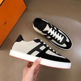 Hermès Beige Low-Top Sneakers - Lifestyle Styling Shot