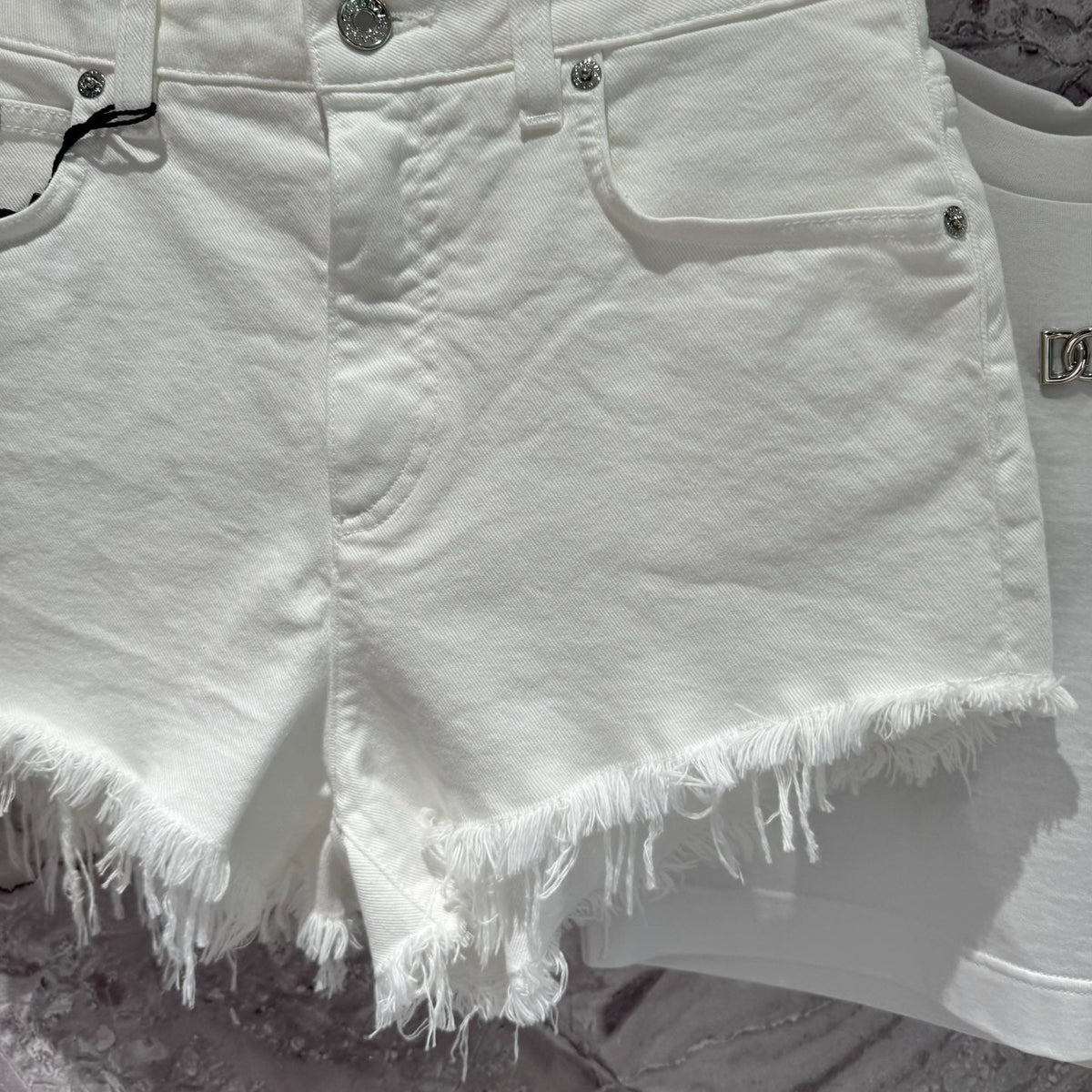 Jeans- D&g Denim Shorts Classic Everyday Designer Jeans
