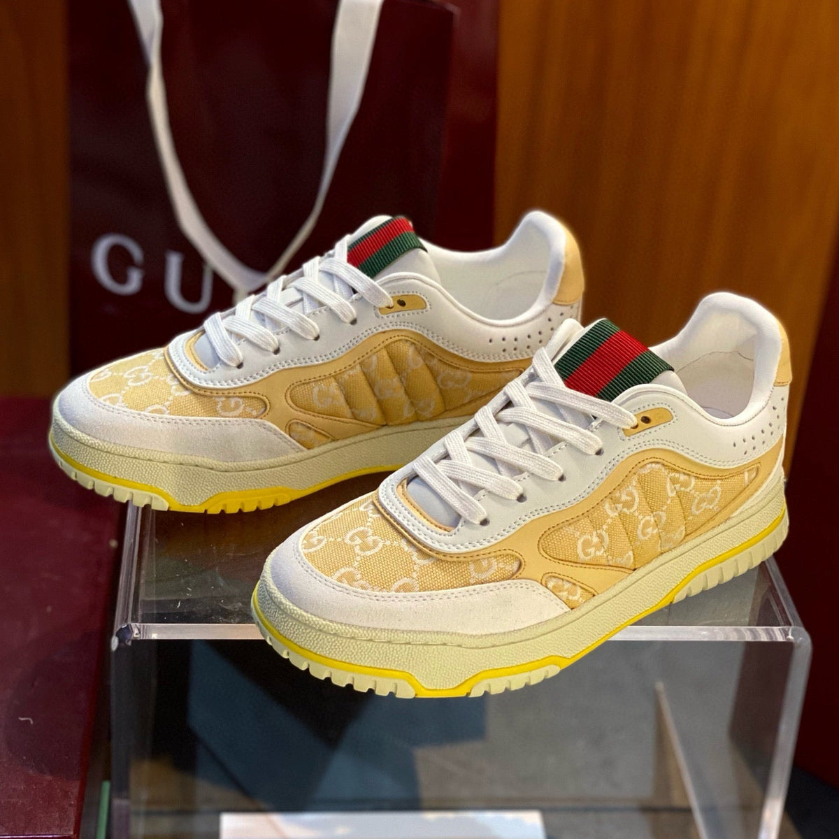 Gucci Shoes- Gucci Re Web Sneakers Luxury Lifestyle Designer Footwear