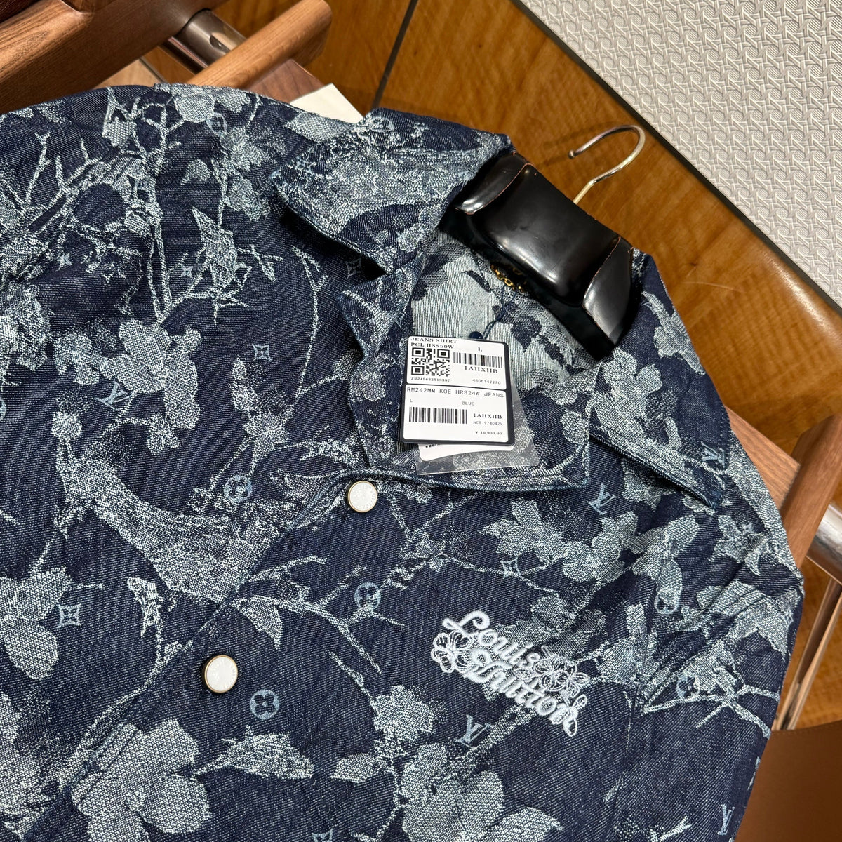 Louis Vuitton Tops- Louis Vuitton Lou Denim Shirt Elegant Everyday Designer Top
