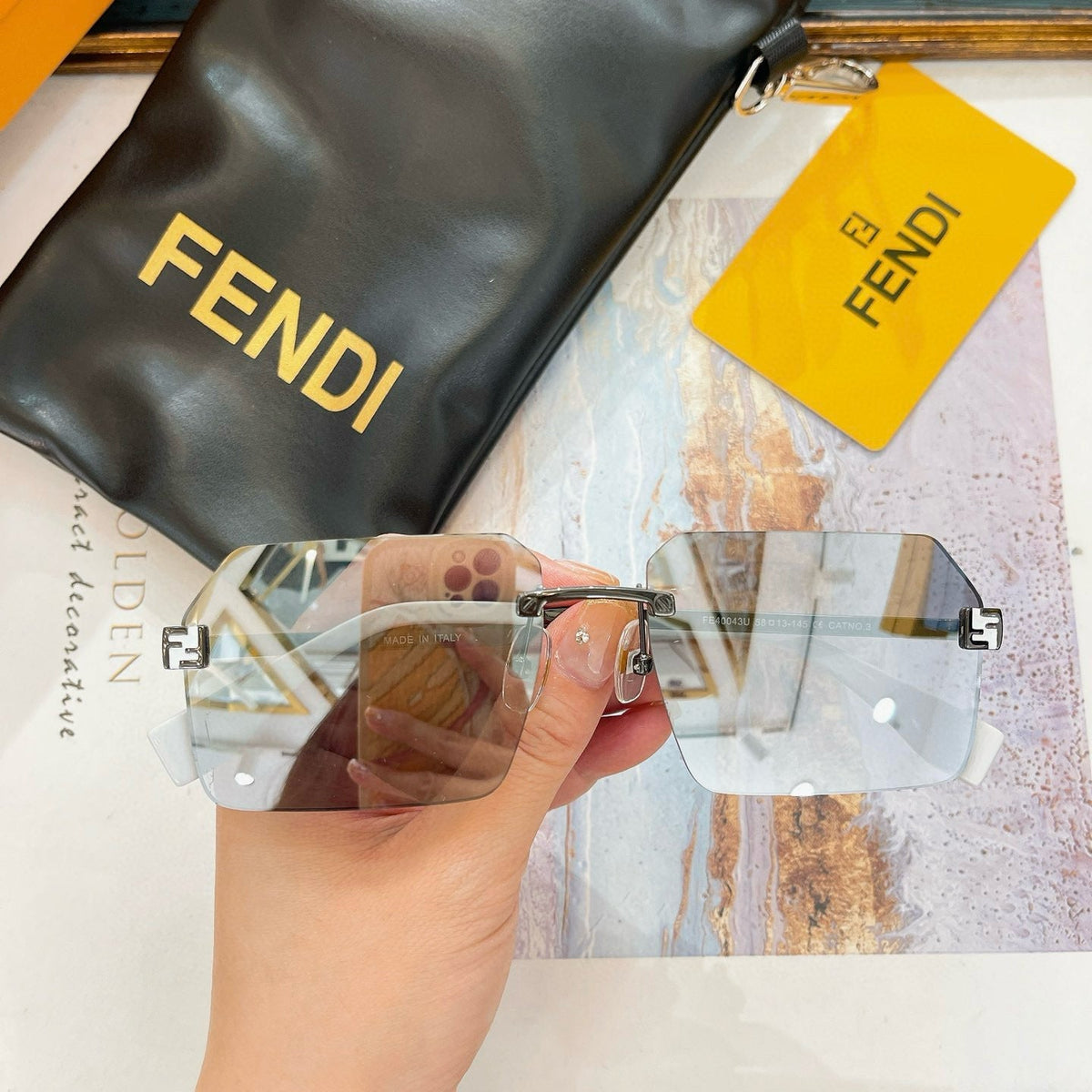 Sunglasses- Fen Sunglasses Luxury Designer UV Sunglasses