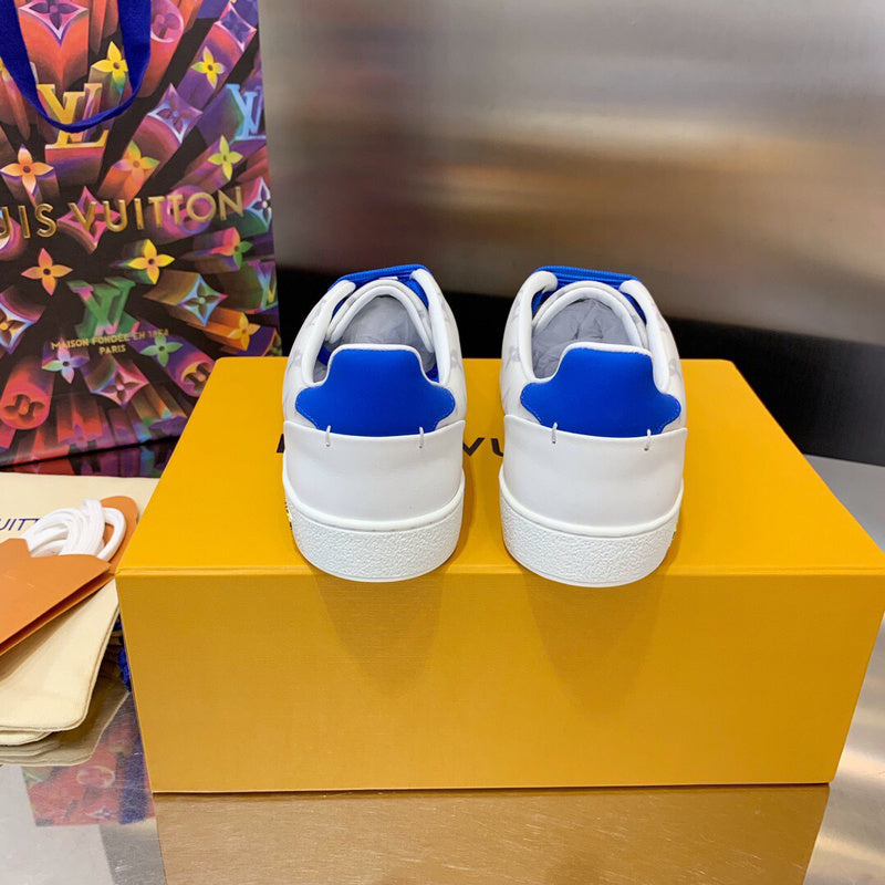 Close-up of Louis Vuitton shoes craftsmanship