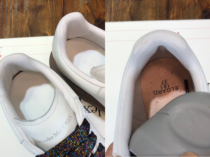 Alexander McQueen Nude High-Top Sneakers - Sole Detail View