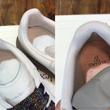 Alexander McQueen Nude High-Top Sneakers - Sole Detail View