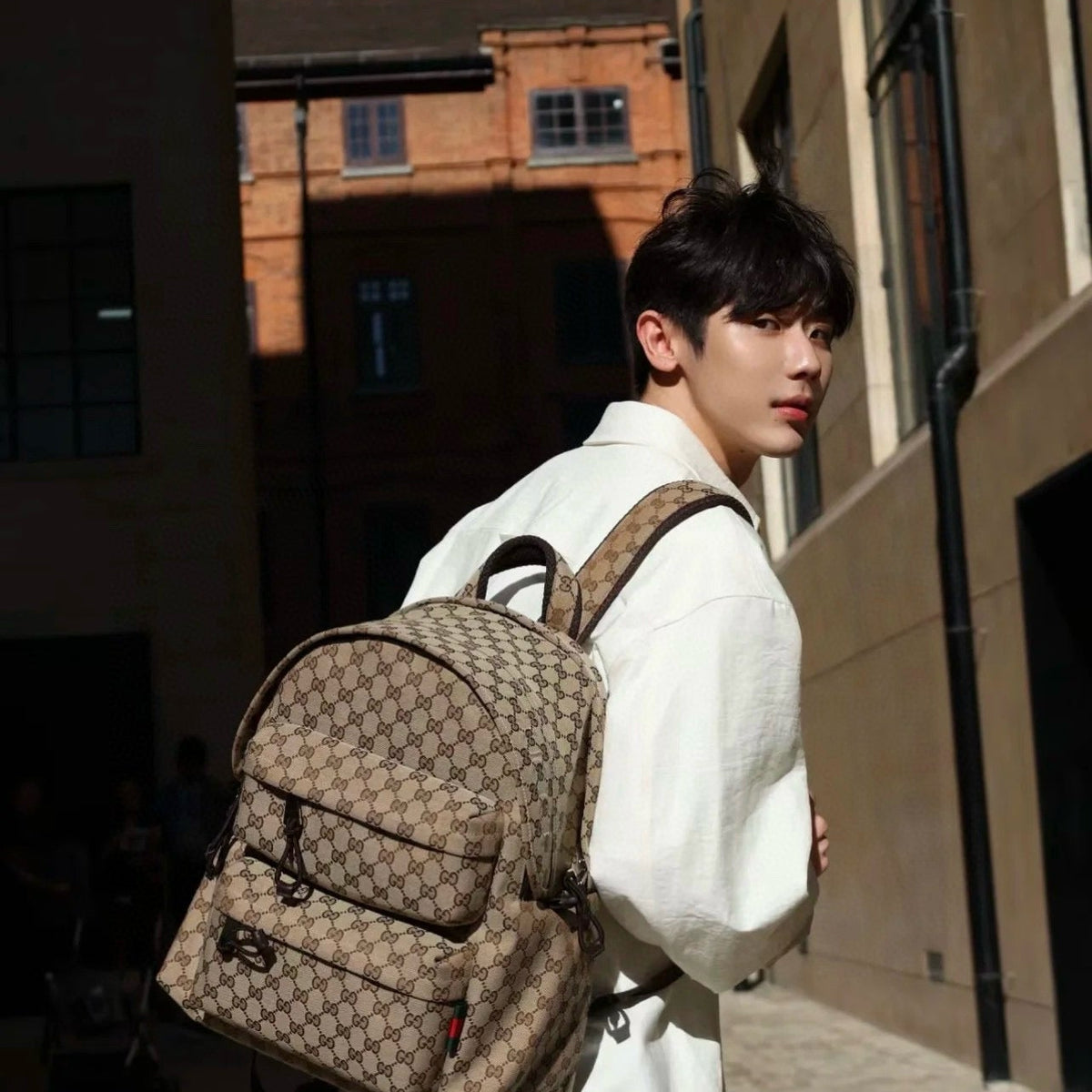 Front view of Gucci Medium Backpack premium backpack