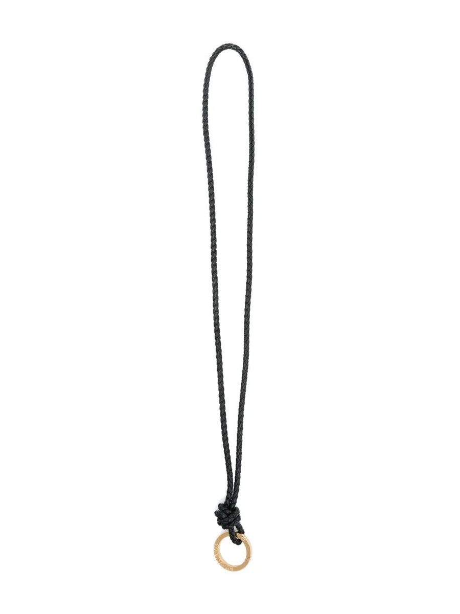 Bottega Veneta Jewellery? Bottega Veneta Women Intreccio Long Key Ring Luxury Designer Statement Jewellery