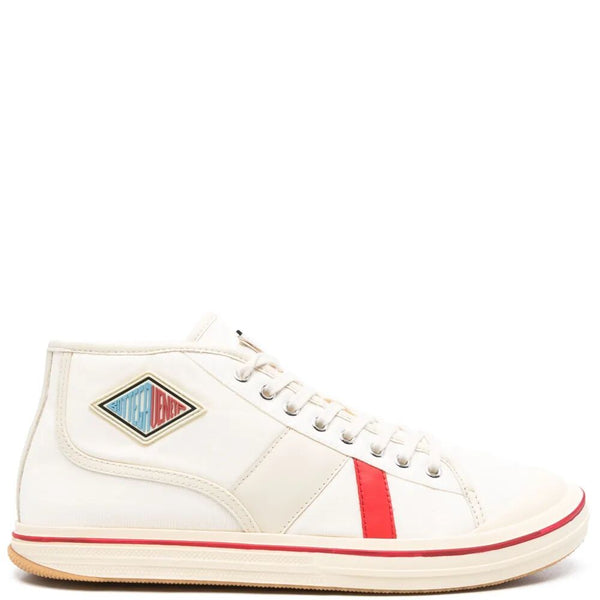 Bottega Veneta Shoes Bottega Veneta Men Eliot Mid-Top Canvas Sneakers Comfortable Everyday Designer Shoes