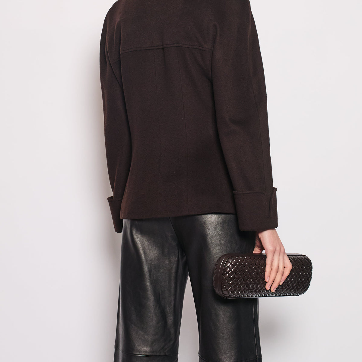 Chanel Jackets? Chanel 98A Brown Cashmere Coat With Shoulder Pads and Pocket Details FR 42 (UK 14) Stylish Everyday Designer Outerwear