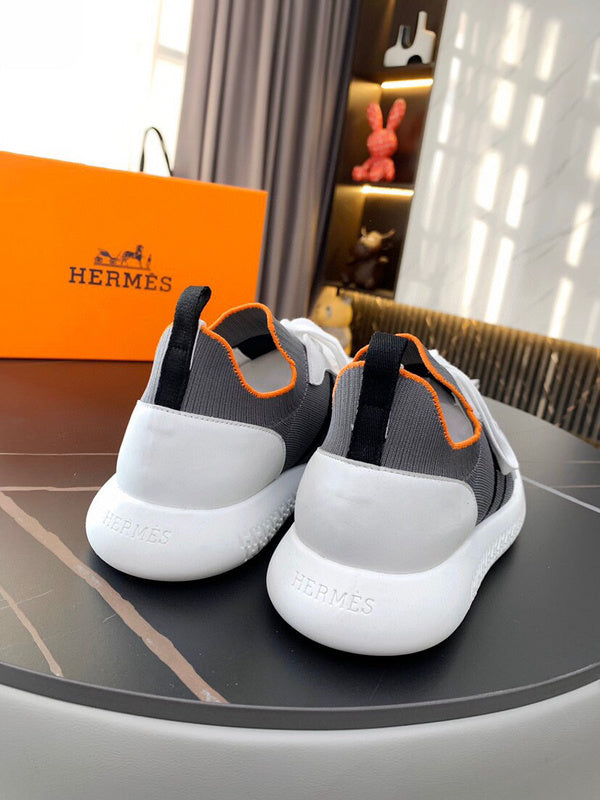 Hermès Beige Slip-On Sneakers - Toe Detail View