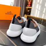 Hermès Beige Slip-On Sneakers - Toe Detail View