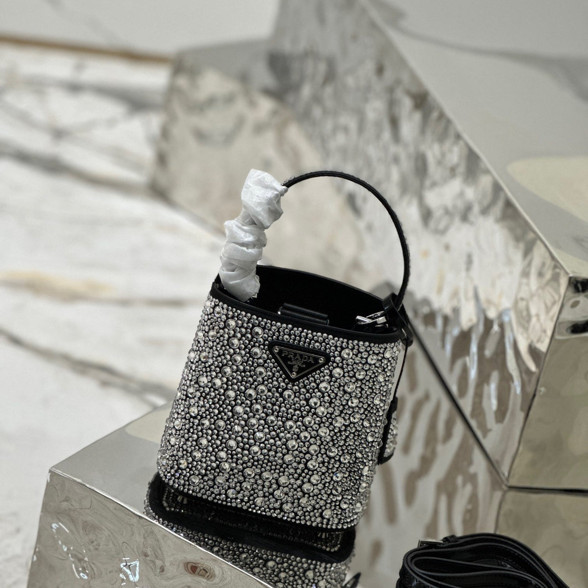 Bags- Pd Panier Satin Bag Luxury Designer Leather Handbag