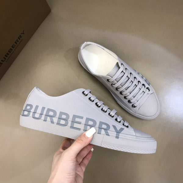 Burberry Red Ankle Strap Heels - Front View