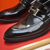 Hermes shoes Style 056 - side profile detail