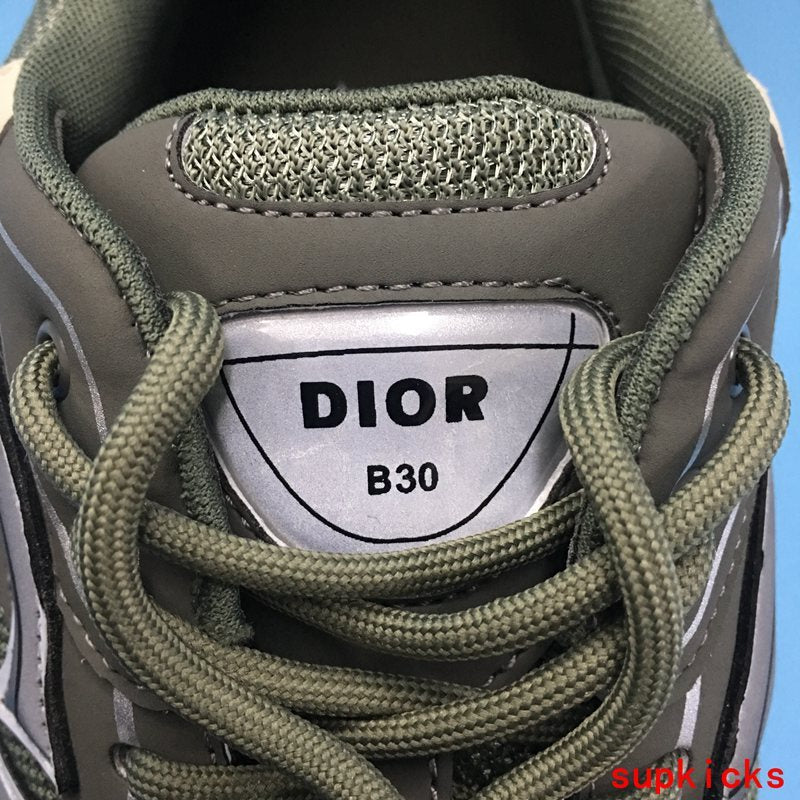 Dior Grey Slingback Heels - Toe Detail View
