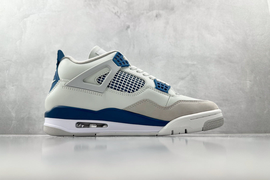 Jordan Shoes- Jordan 4 Military Blue Comfortable Everyday Designer Shoes