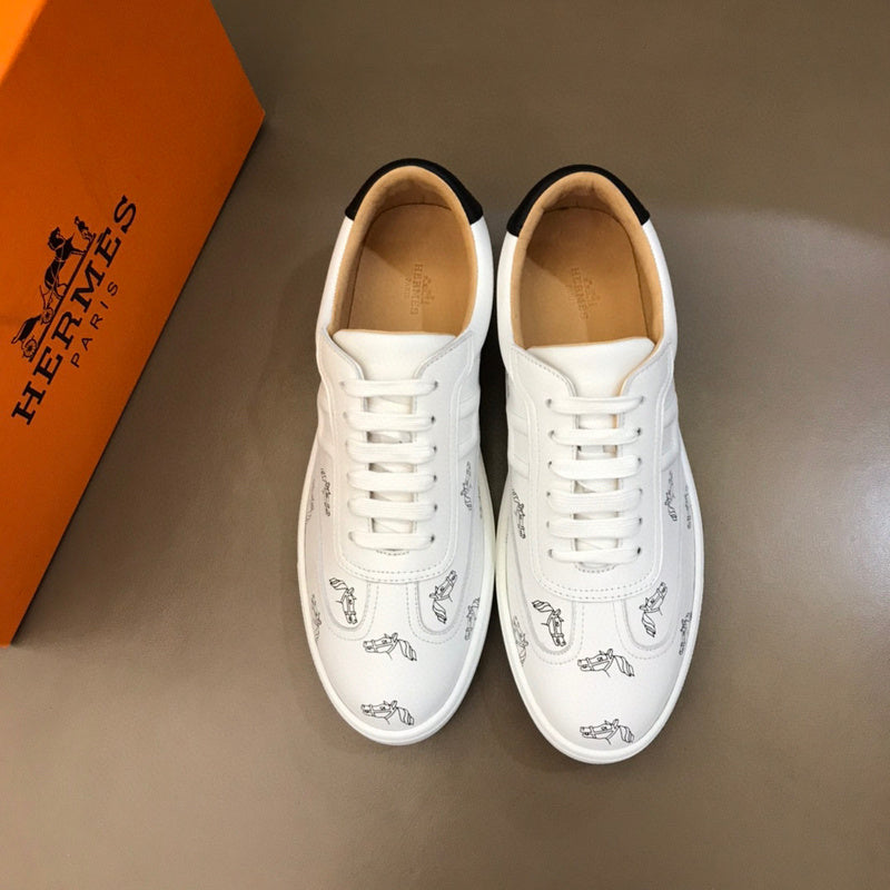 Hermes shoes Style 123 - logo and branding close-up