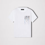 Amiri luxury t-shirt detail shot