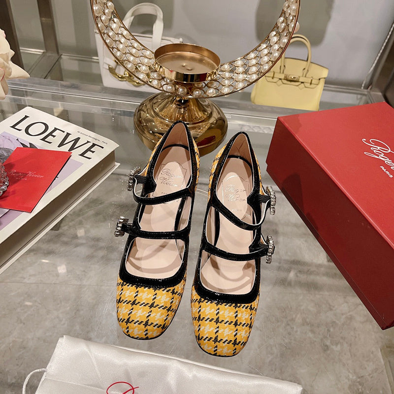 Roger Vivier luxury shoes detail shot