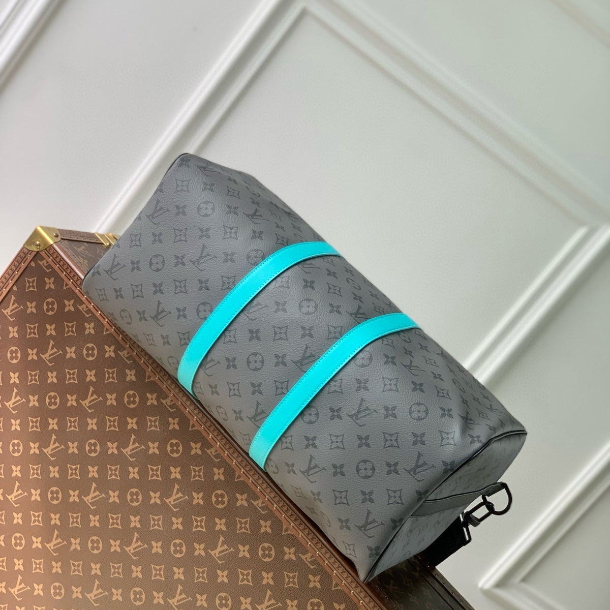 Louis Vuitton Bags- Louis Vuitton Lou Keepall 45 Bag Luxury Designer Leather Handbag