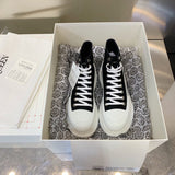 Alexander McQueen White Chunky Platform Sneakers - Toe Detail View