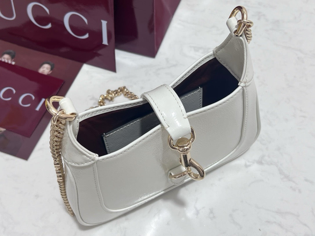 Gucci Bags- Gucci Jackie Notte Mini Bag Luxury Designer Leather Handbag