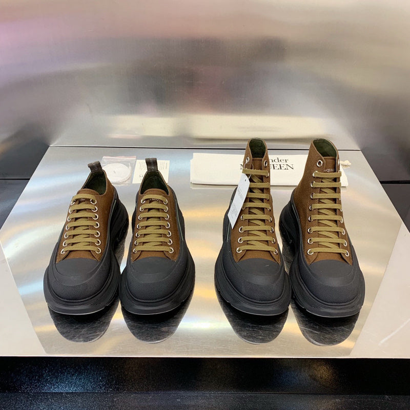 Alexander McQueen Grey Chelsea Boots - Detail Shot of Craftsmanship