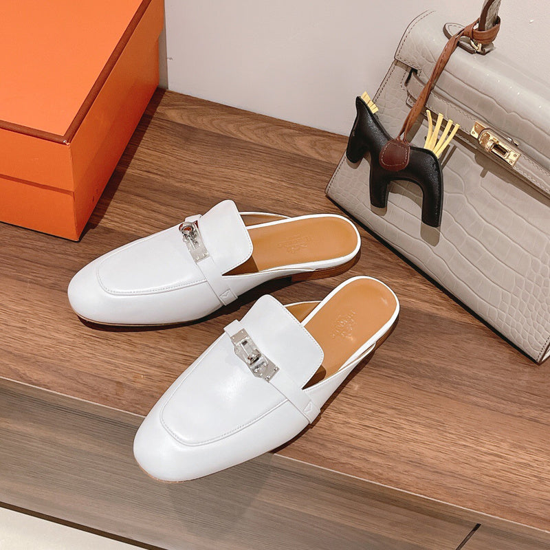 Hermes shoes Style 308 - close-up of premium leather craftsmanship