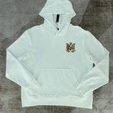 Close-up of Amiri hoodie craftsmanship