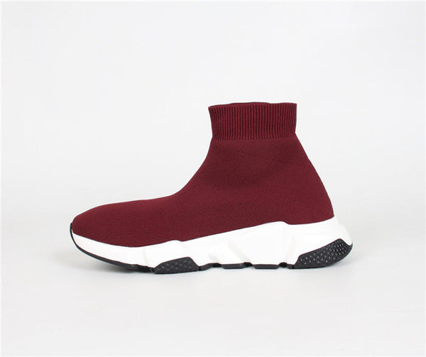 Balenciaga Red Low-Top Sneakers - Sole Detail View