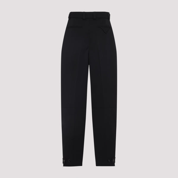 Bottega Veneta premium pants detail and craftsmanship close-up