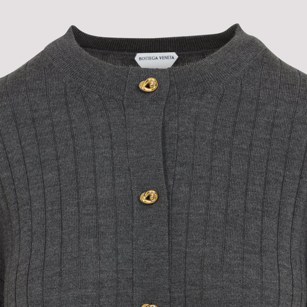 Close-up of Bottega Veneta sweaters & pullovers hardware and fine stitching