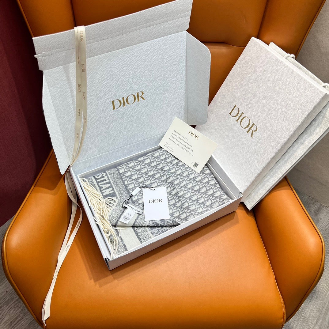 Dior Scarves- Dior Oblique Scarf Elegant Everyday Designer Scarf