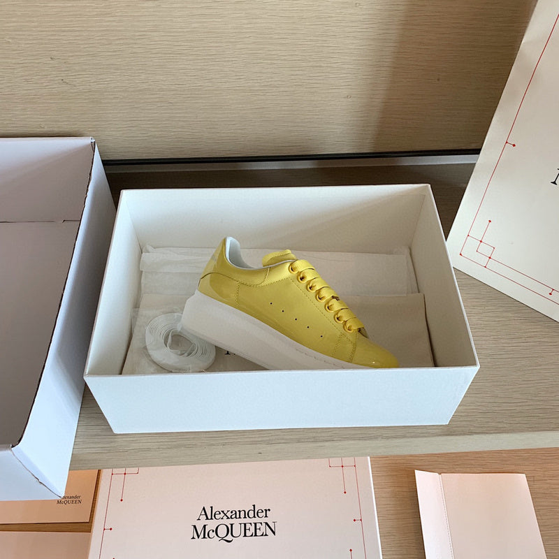 Alexander McQueen Camel Block Heel Pumps - Lifestyle Styling Shot
